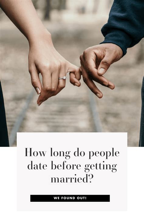 years dating before marriage